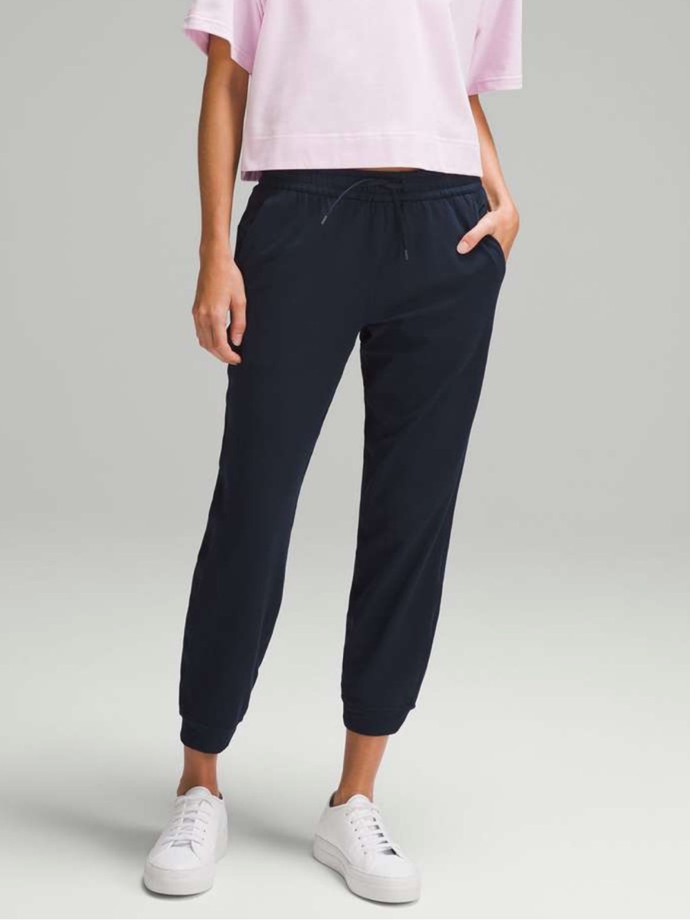 Lululemon Soft Jersey Classic-Fit Mid-Rise Jogger in True Navy Women’s Size 10